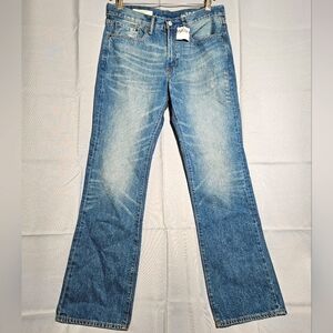 GAP 1969 Low Rise Bootcut Medium Wash Western Cowboy Cotton NWT Jeans 33x32